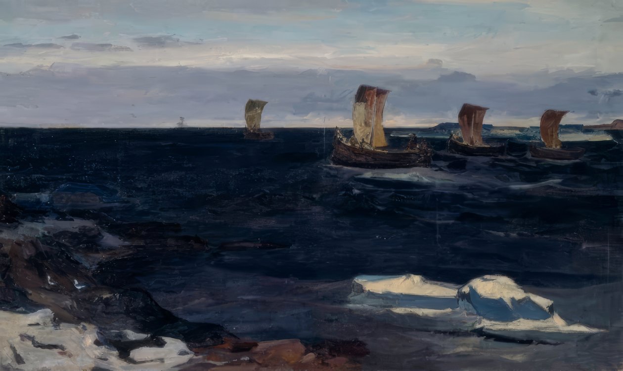 Podróż odkrywcza / Krajnew autorstwa Wassili Wassiljewitsch Krajnew