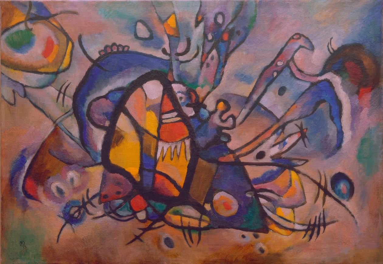 Kompozycja abstrakcyjna (Firebird) autorstwa Wassily Kandinsky