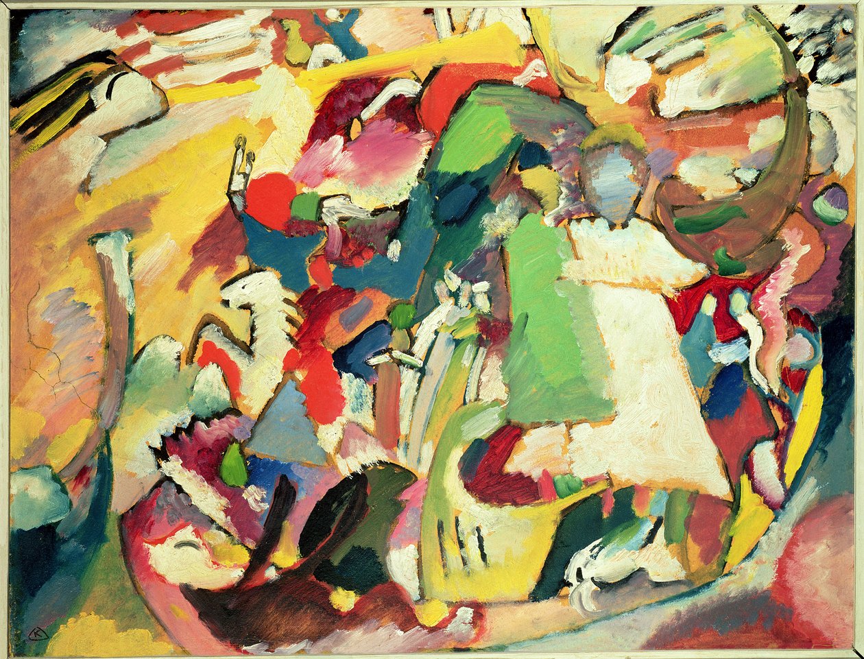 Wszystkich Świętych, nr 1, 1910 autorstwa Wassily Kandinsky