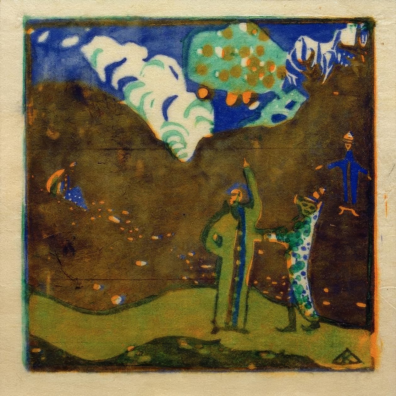 jabłoń autorstwa Wassily Kandinsky