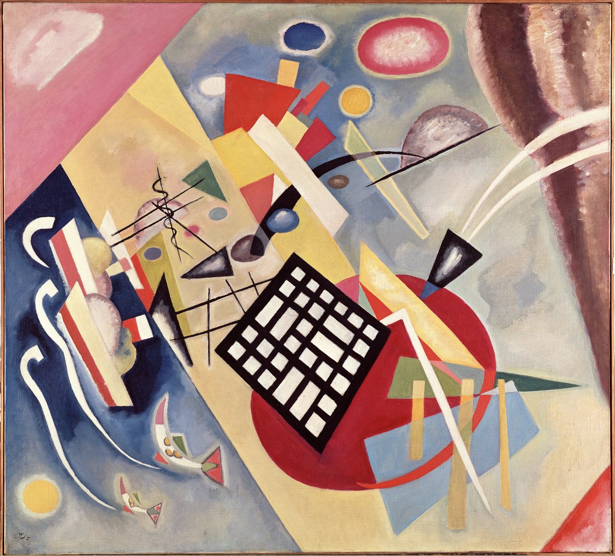 Czarna rama, 1922 autorstwa Wassily Kandinsky