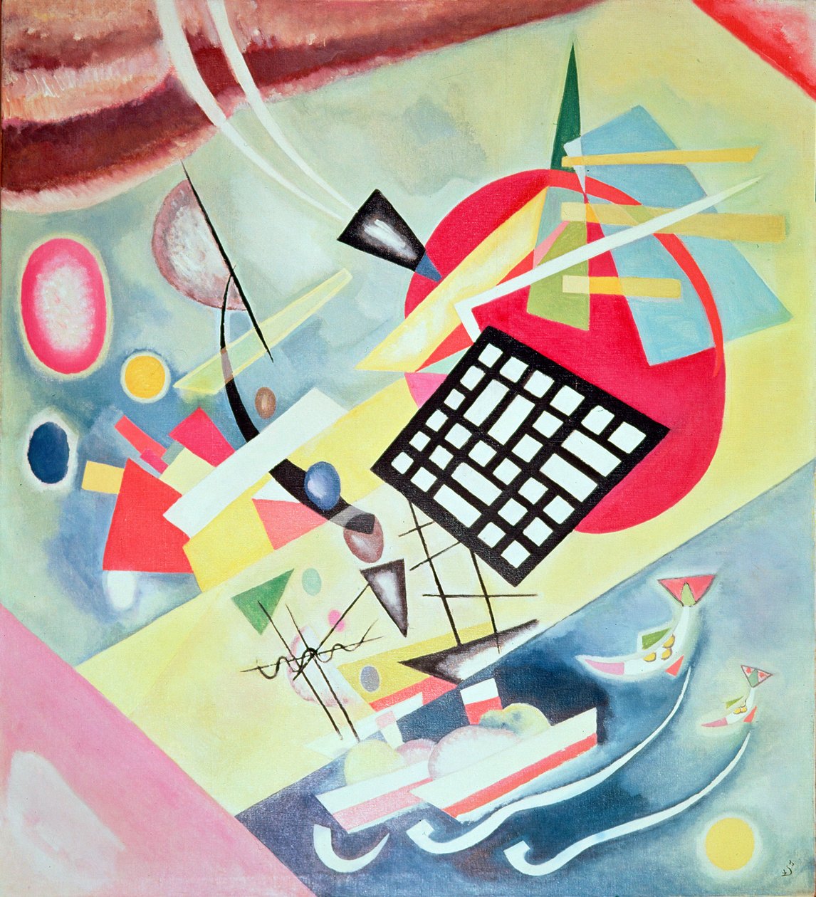 Czarna Sieć, 1922 autorstwa Wassily Kandinsky