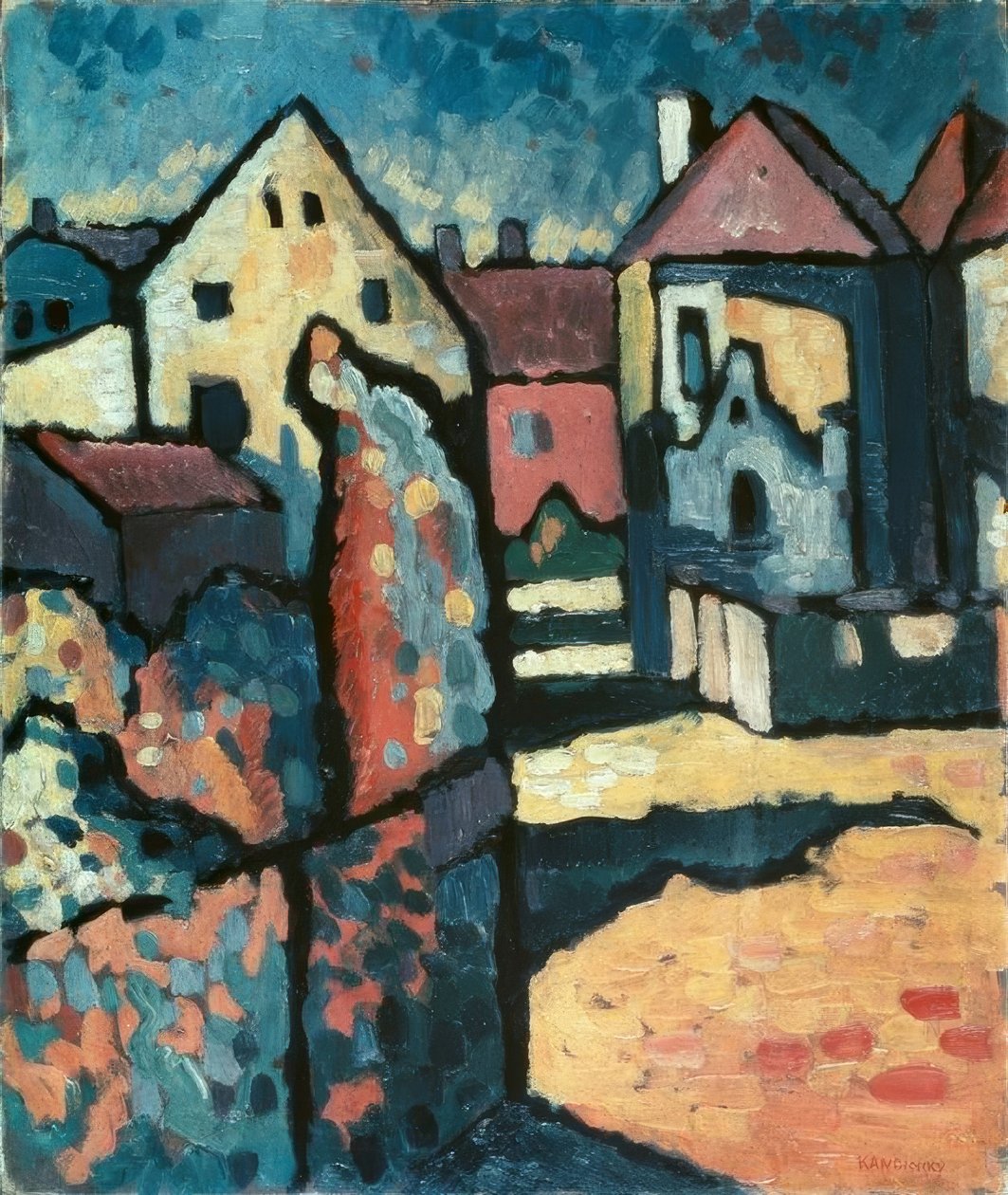 wieś autorstwa Wassily Kandinsky