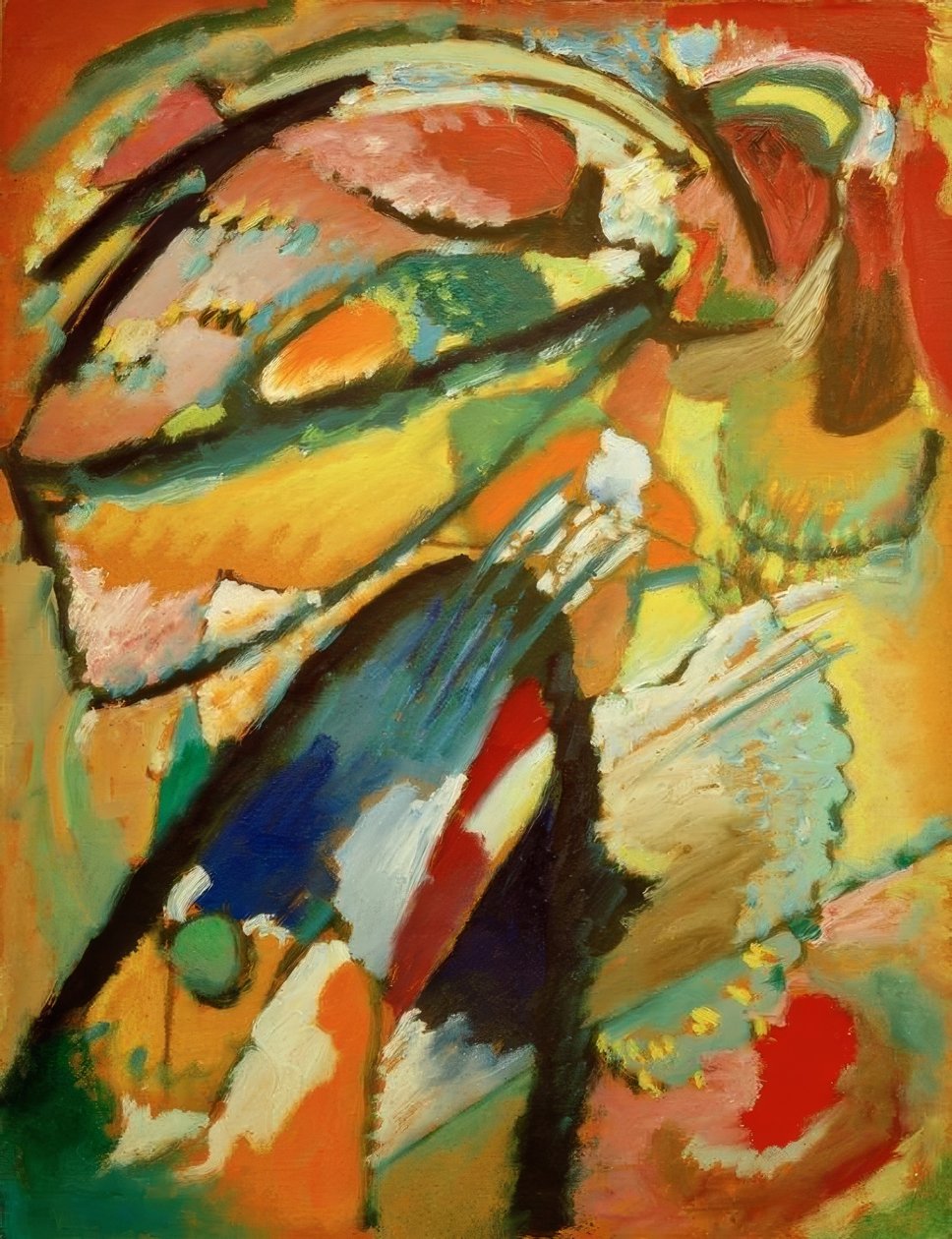 Anioł Sądu Ostatecznego autorstwa Wassily Kandinsky