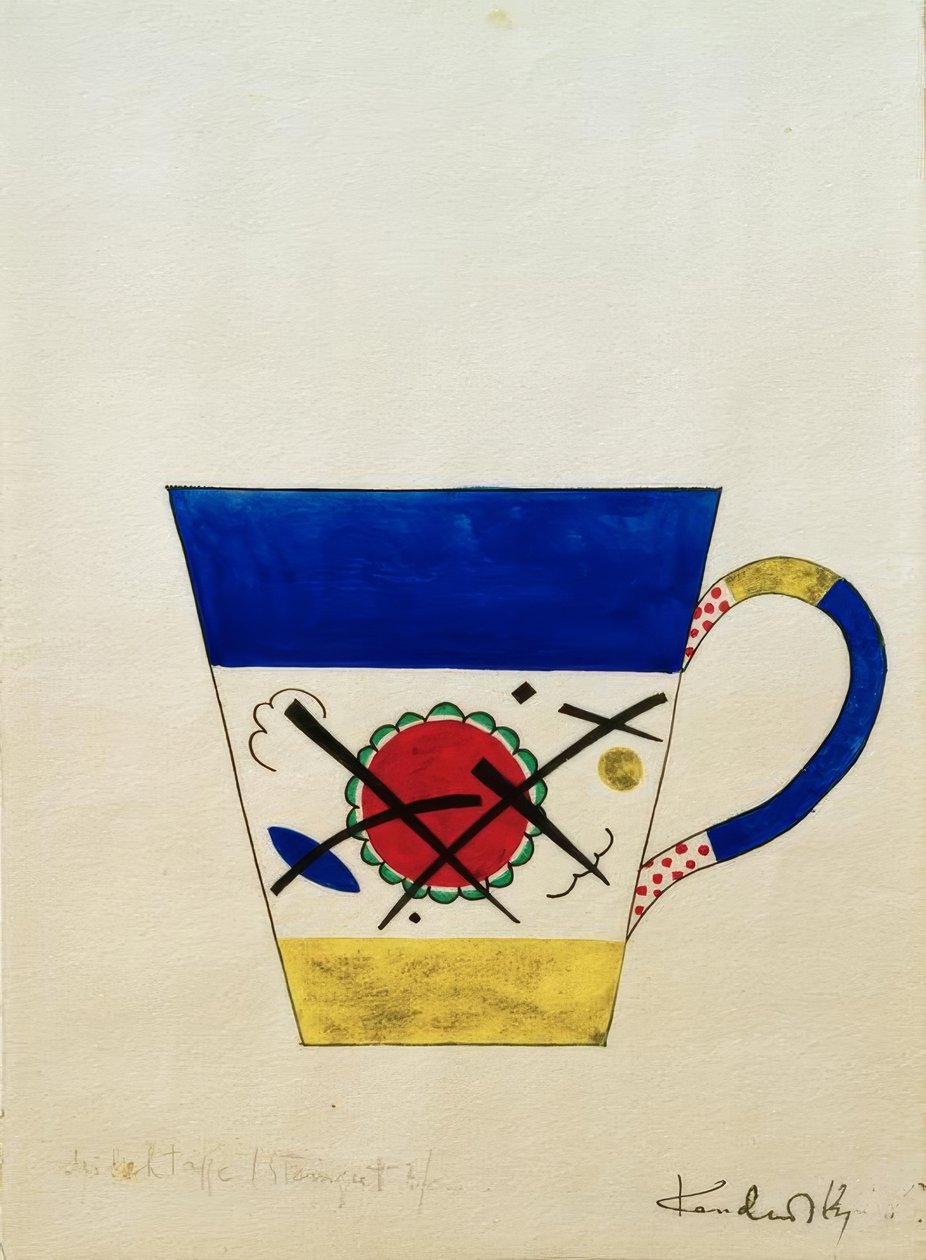 Projekt kubka na mleko autorstwa Wassily Kandinsky