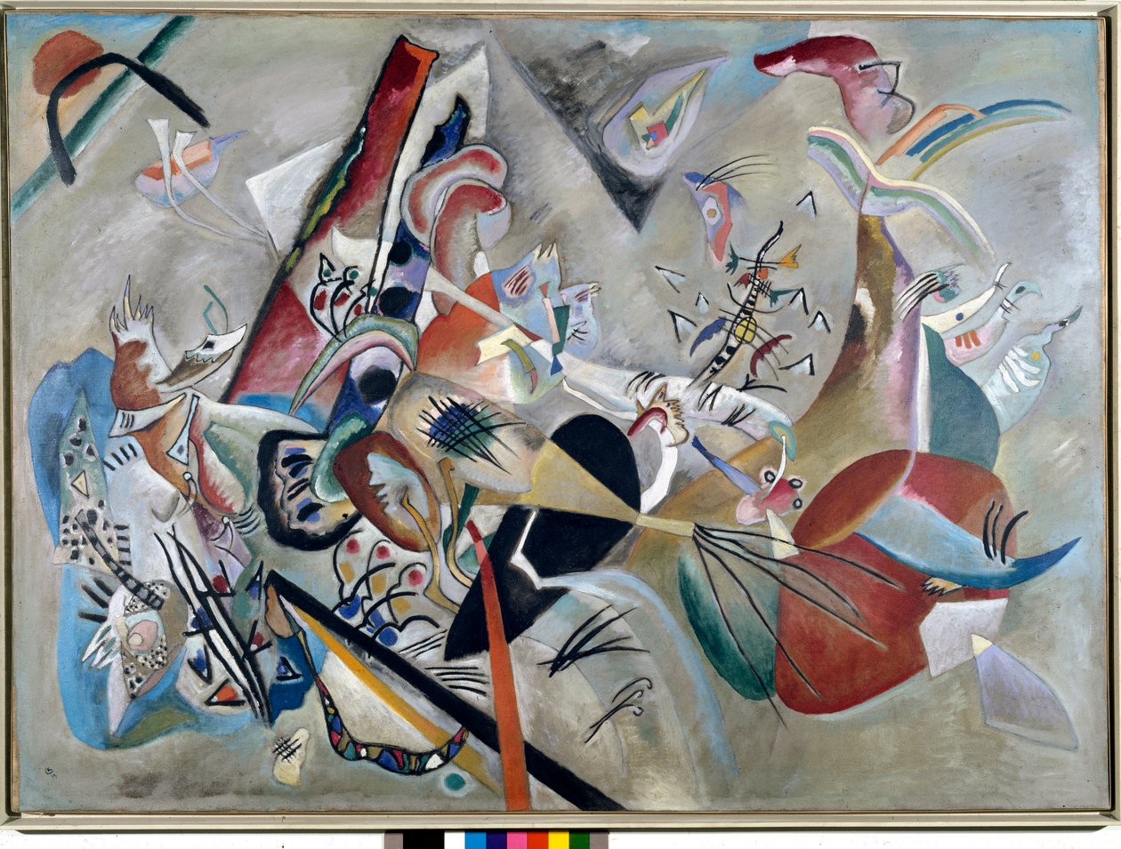 Ekspresjonizm: „” W szarości”” Obraz Wasilija Kandinsky