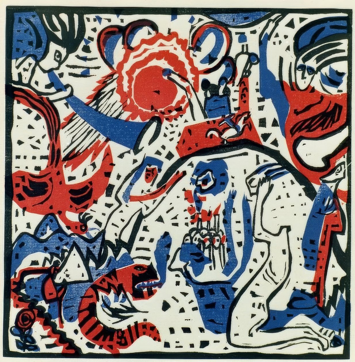 Wielkie zmartwychwstanie autorstwa Wassily Kandinsky