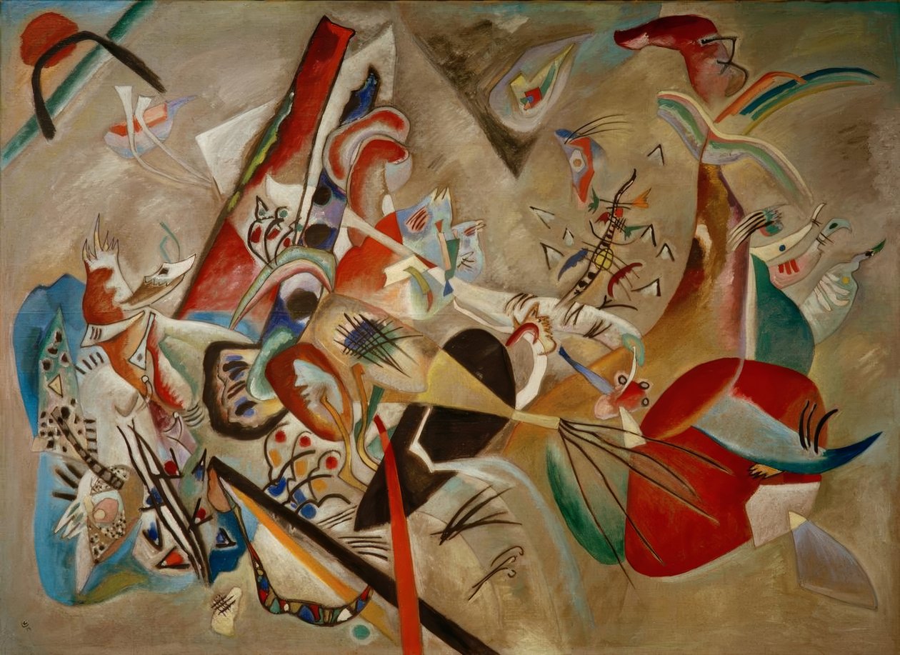 W szarości autorstwa Wassily Kandinsky