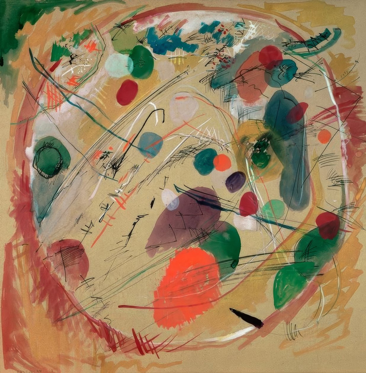 W kole autorstwa Wassily Kandinsky