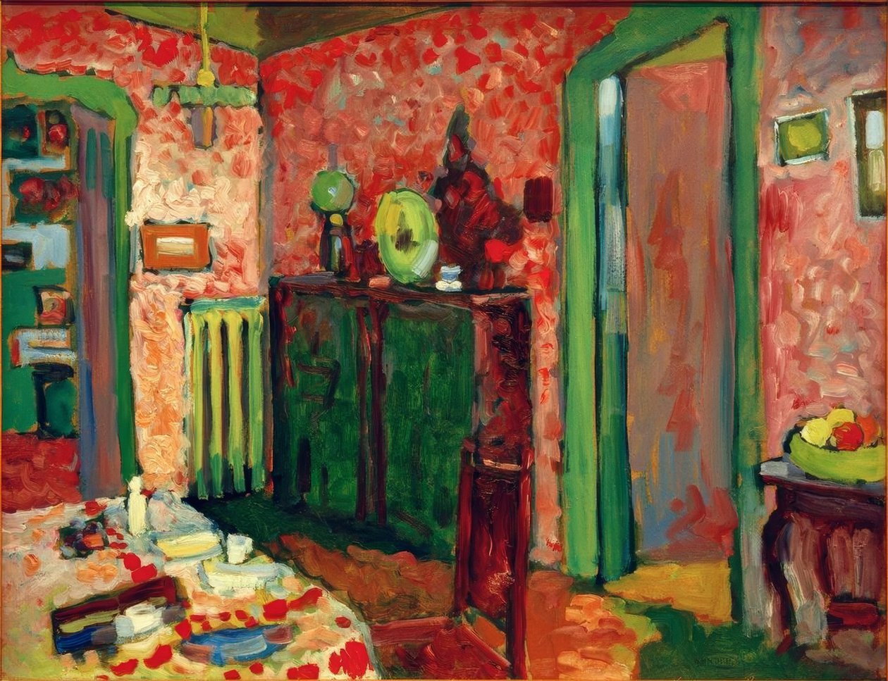 Wnętrze (moja jadalnia) autorstwa Wassily Kandinsky