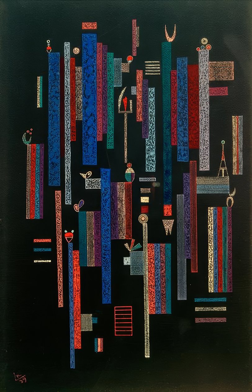 Gra pionowa autorstwa Wassily Kandinsky