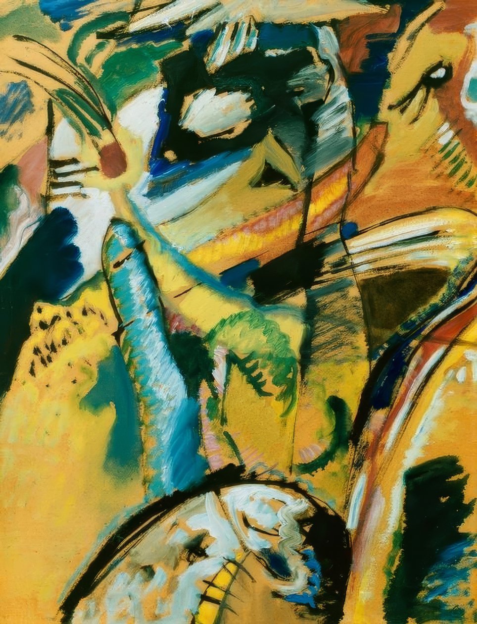 Małe studium do muralu dla Edwina R. Campbella nr 3 autorstwa Wassily Kandinsky