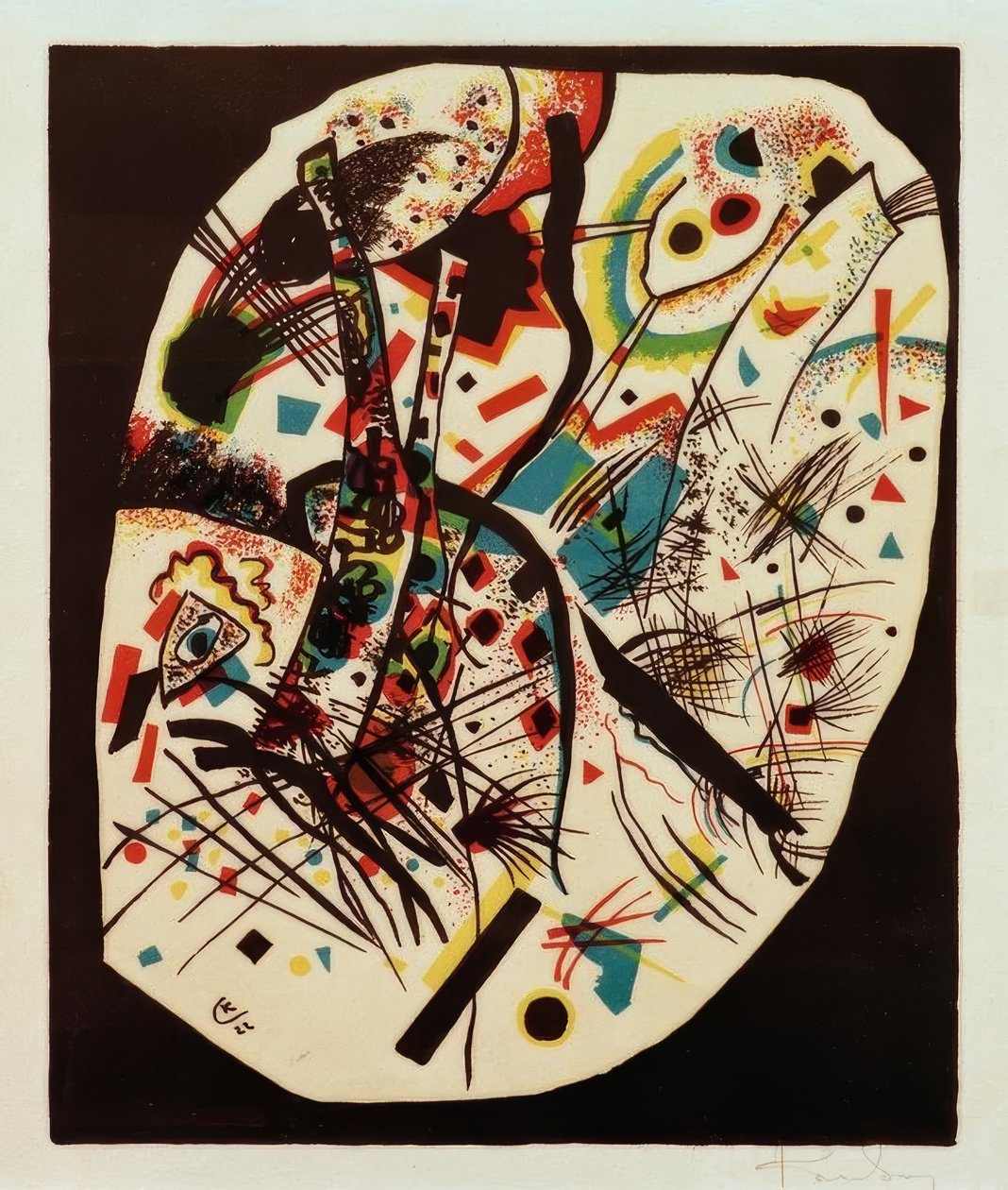 Małe światy, arkusz 3 autorstwa Wassily Kandinsky