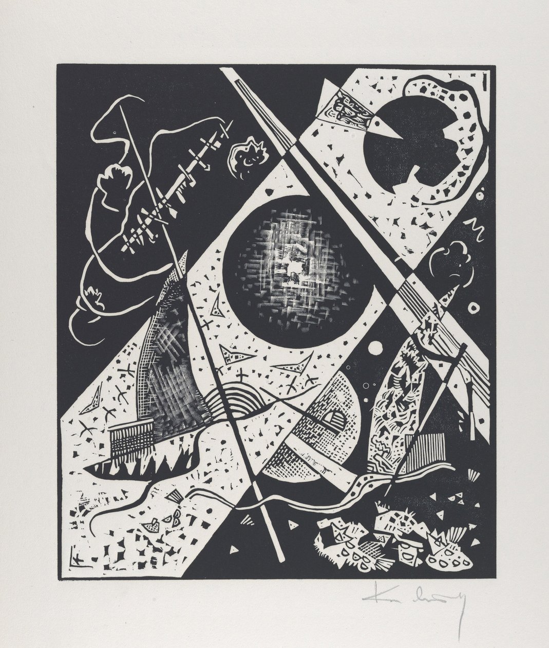 Małe światy VI, 1922 autorstwa Wassily Kandinsky