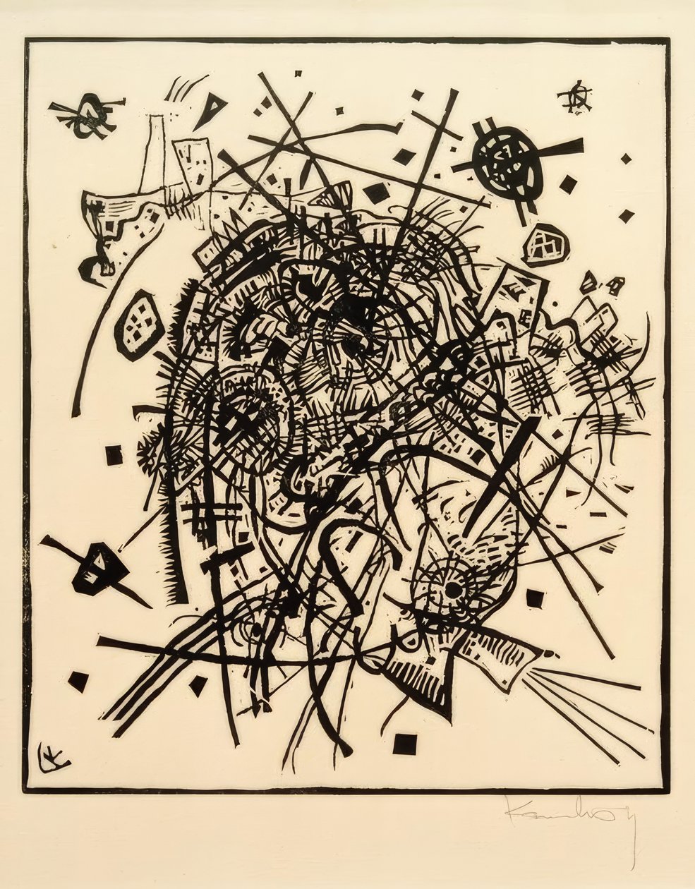 Małe światy VIII autorstwa Wassily Kandinsky