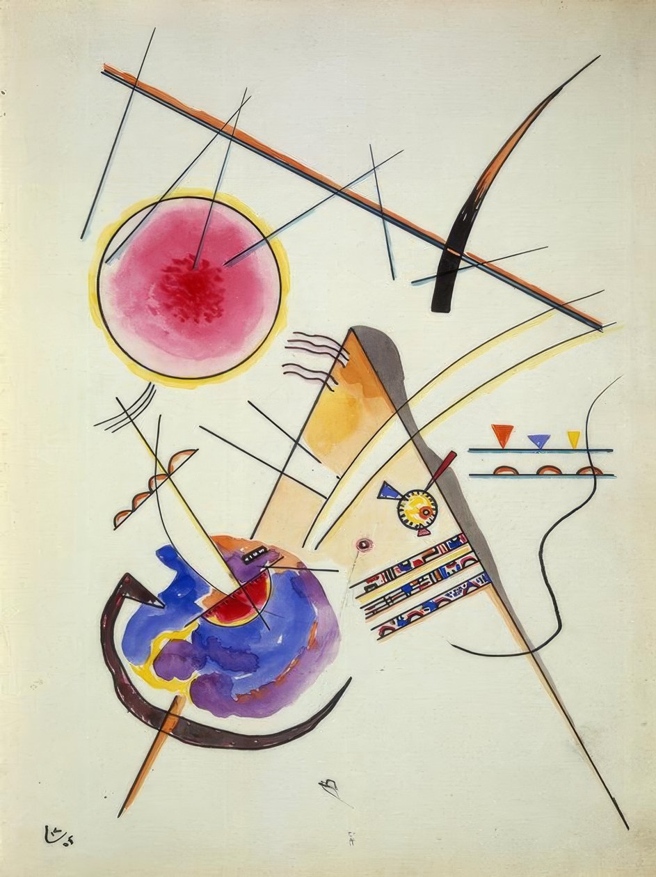 kompozycja autorstwa Wassily Kandinsky