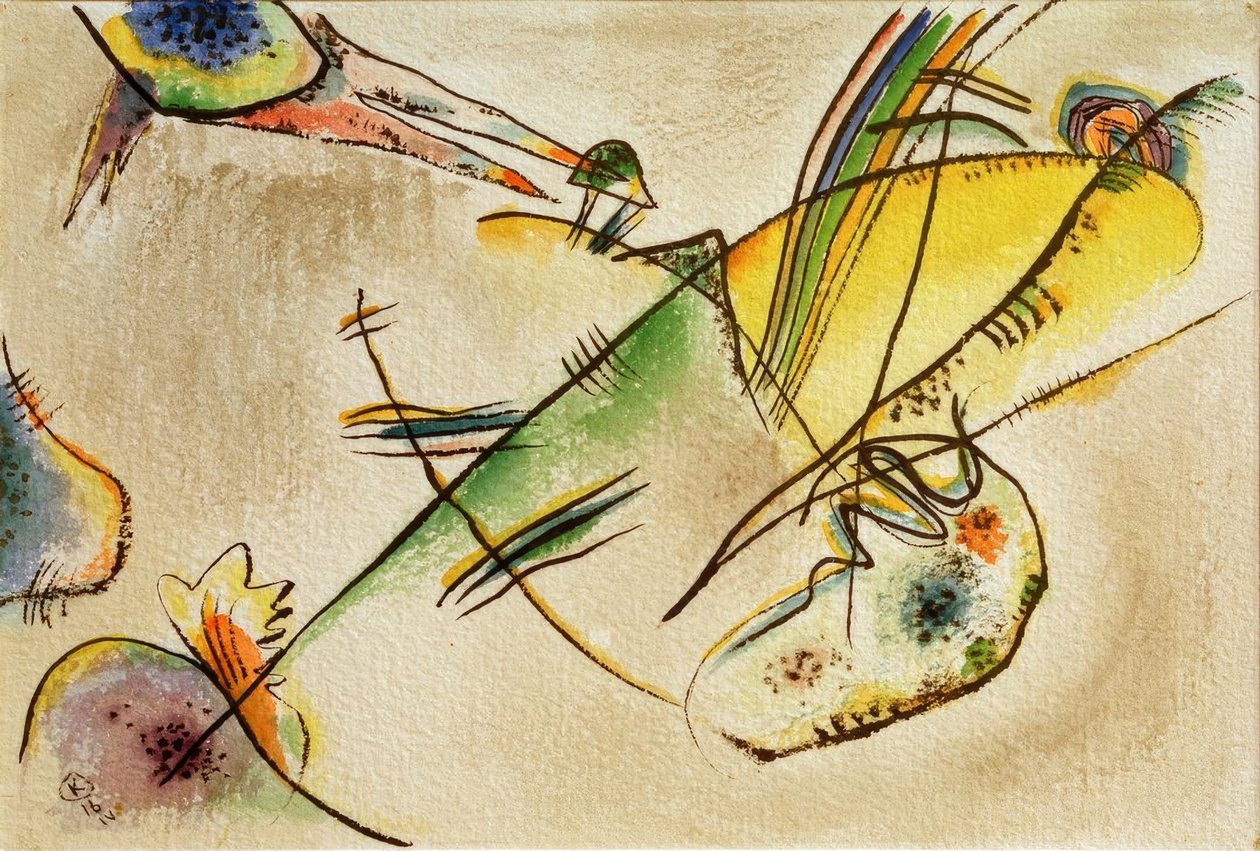 Kompozycja B autorstwa Wassily Kandinsky