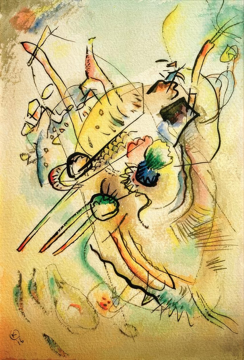 Kompozycja D autorstwa Wassily Kandinsky