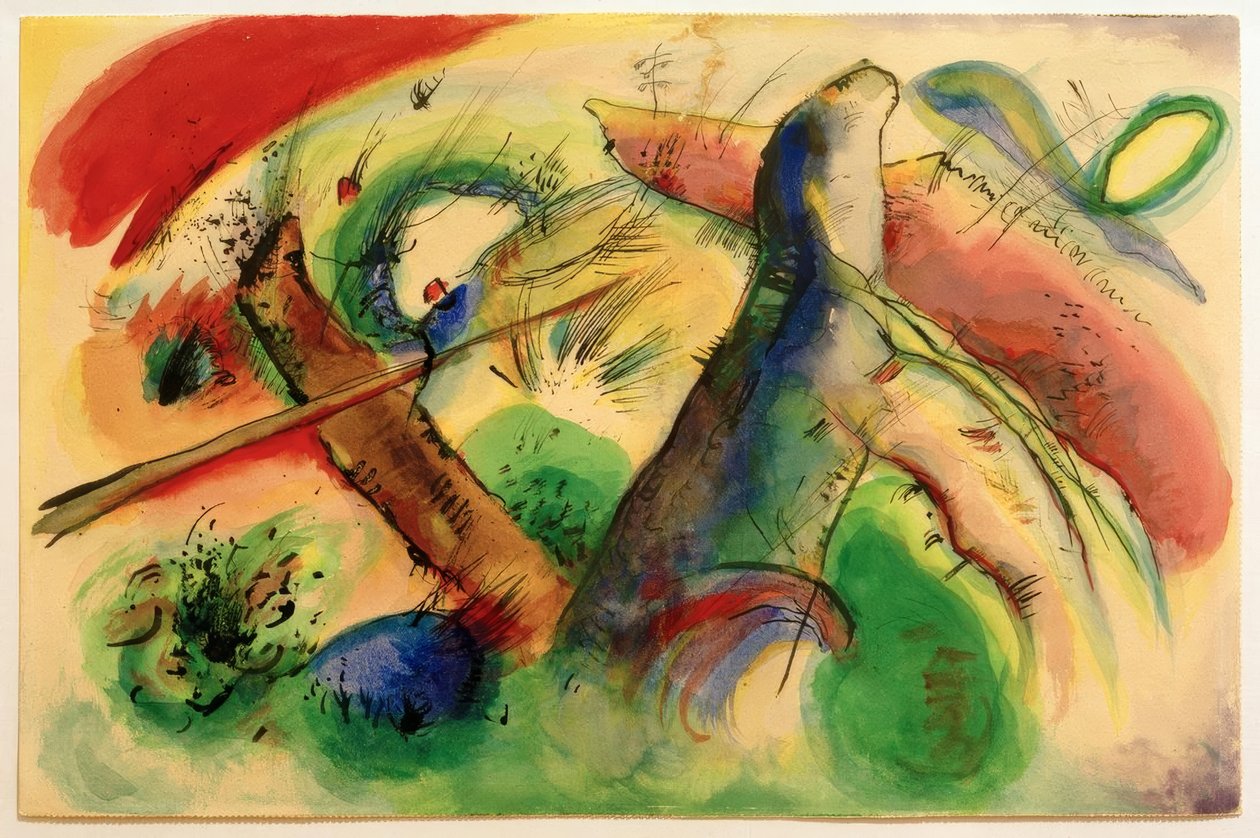 Skład E autorstwa Wassily Kandinsky