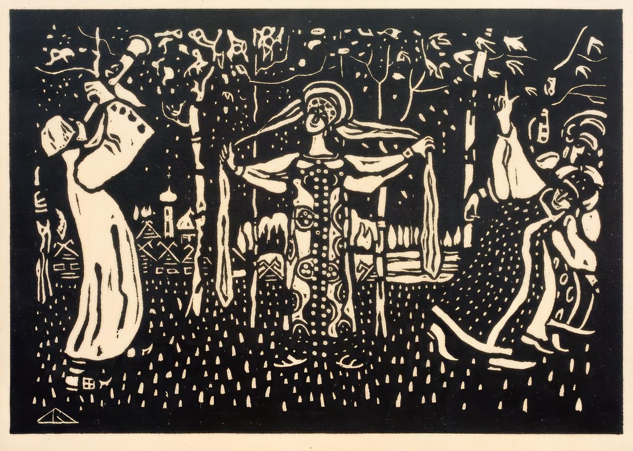 Brzozy autorstwa Wassily Kandinsky