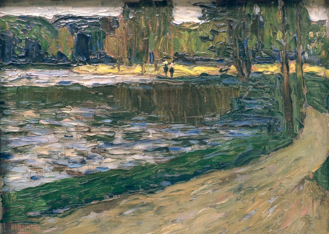 Monachium - Ogród Angielski autorstwa Wassily Kandinsky