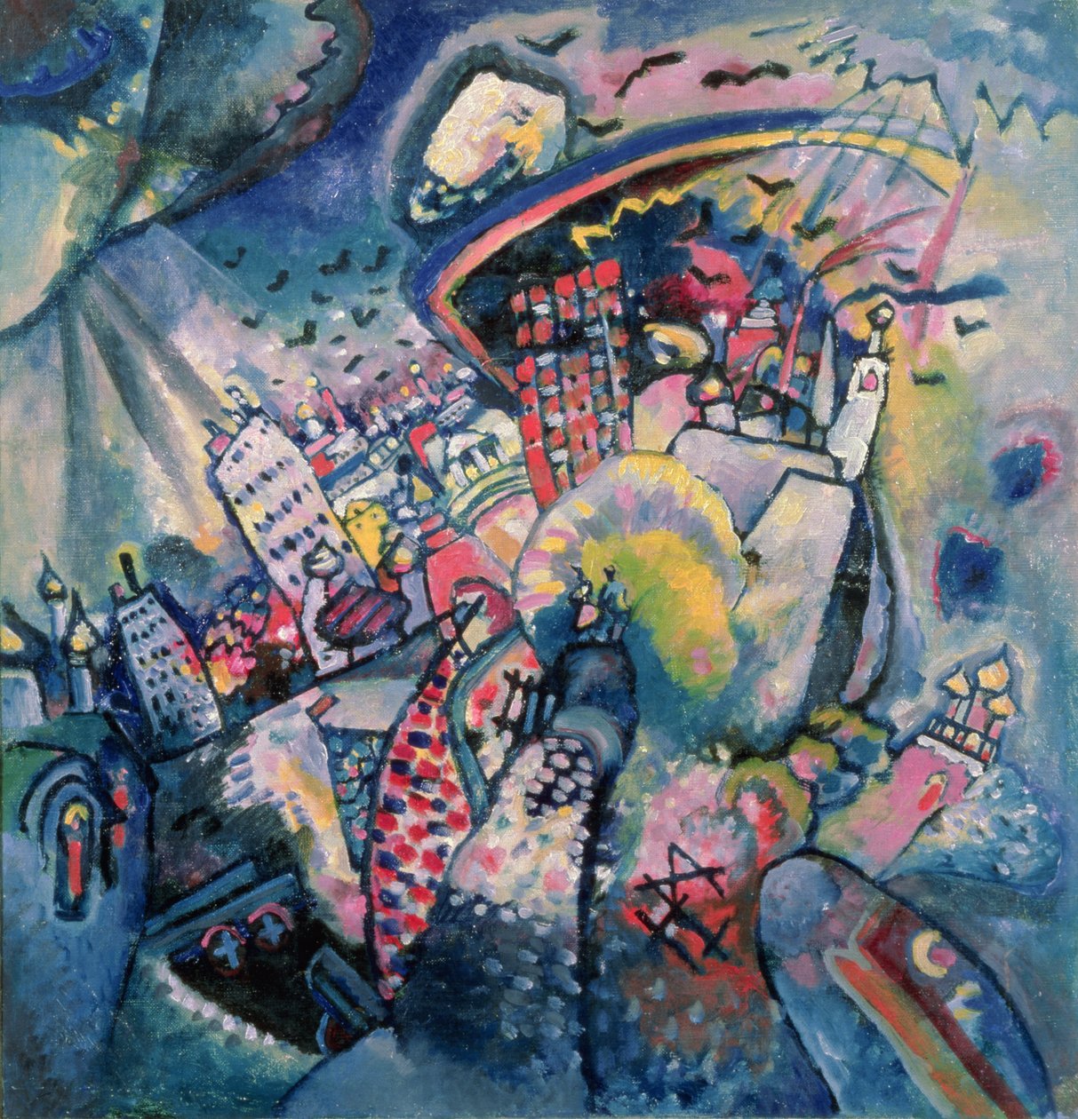 Moskwa I, 1916 autorstwa Wassily Kandinsky