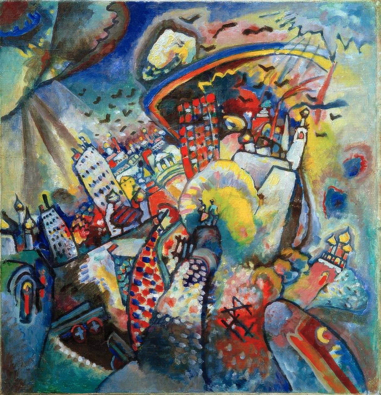Moskau I autorstwa Wassily Kandinsky