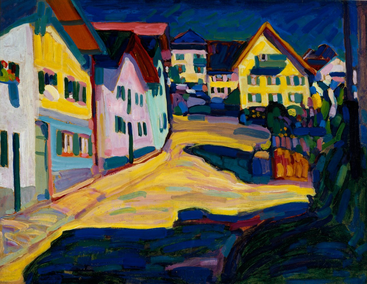 Murnau, Burggrabenstrasse autorstwa Wassily Kandinsky