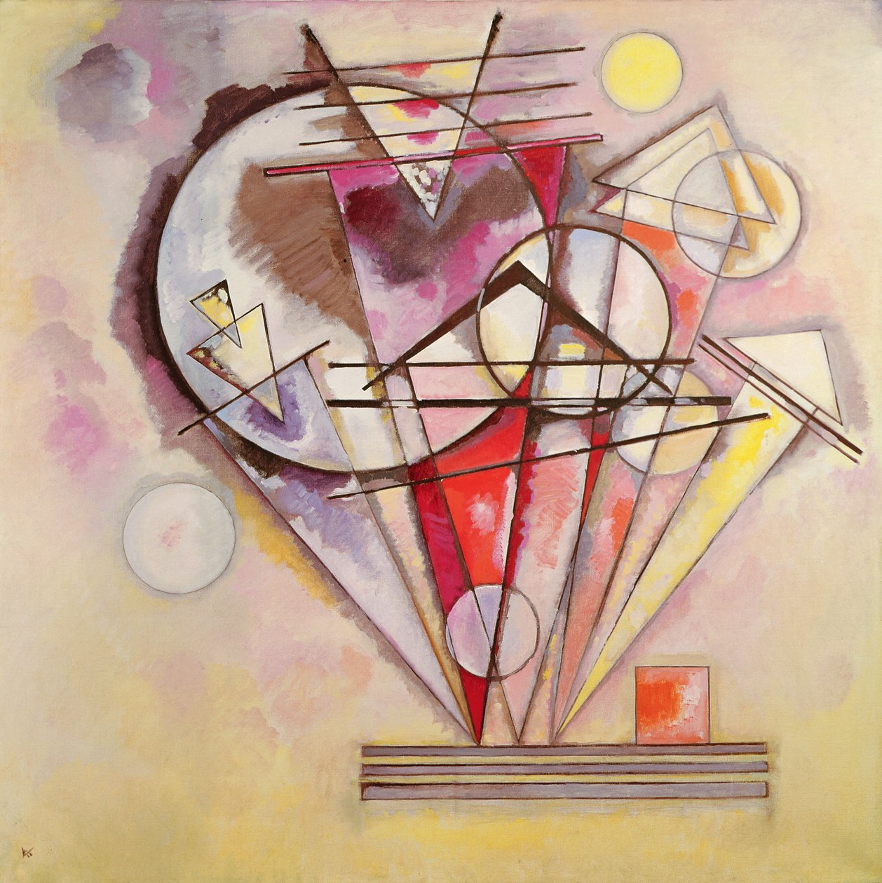 W punktach, 1928 autorstwa Wassily Kandinsky