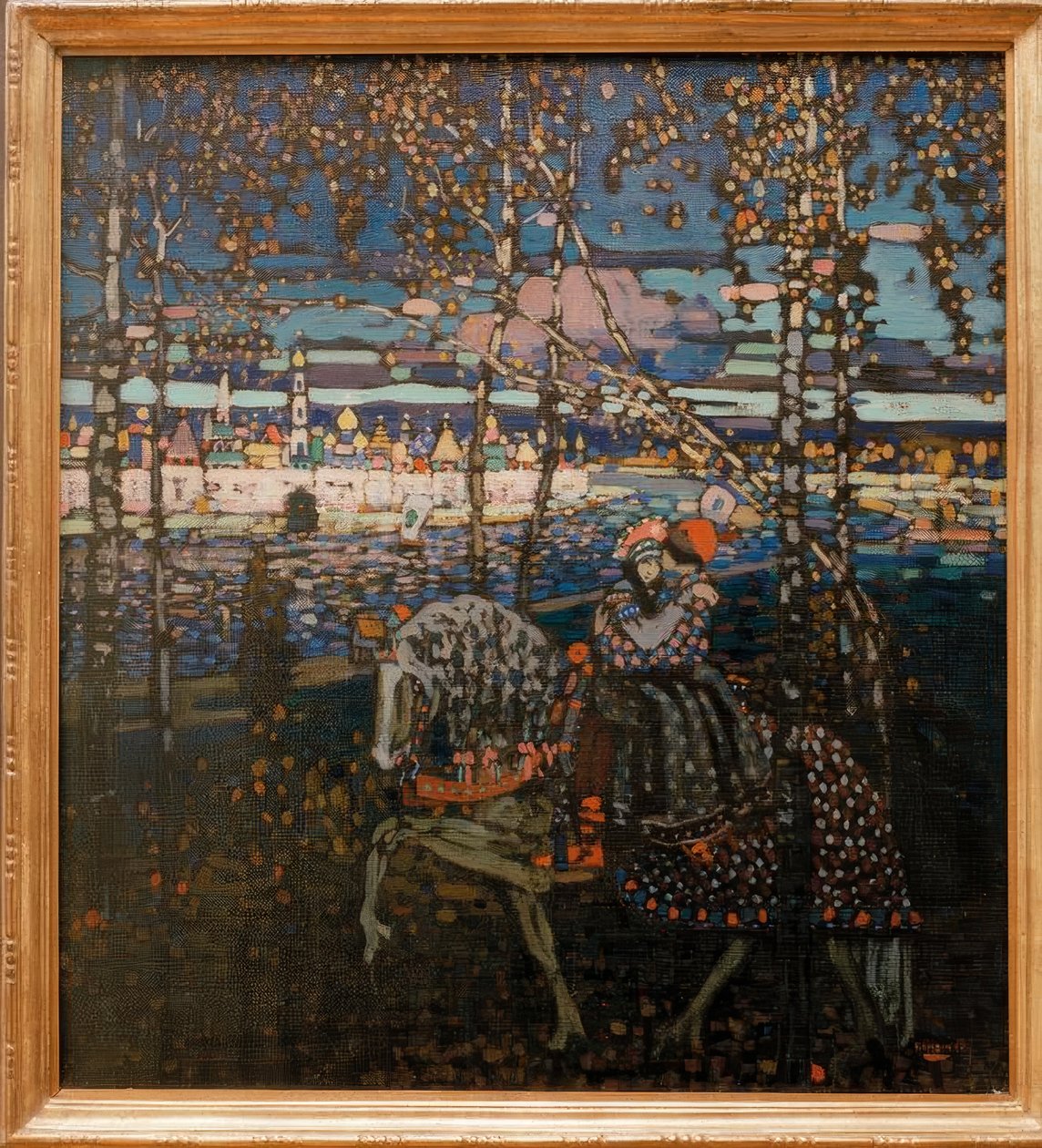 Para konna autorstwa Wassily Kandinsky