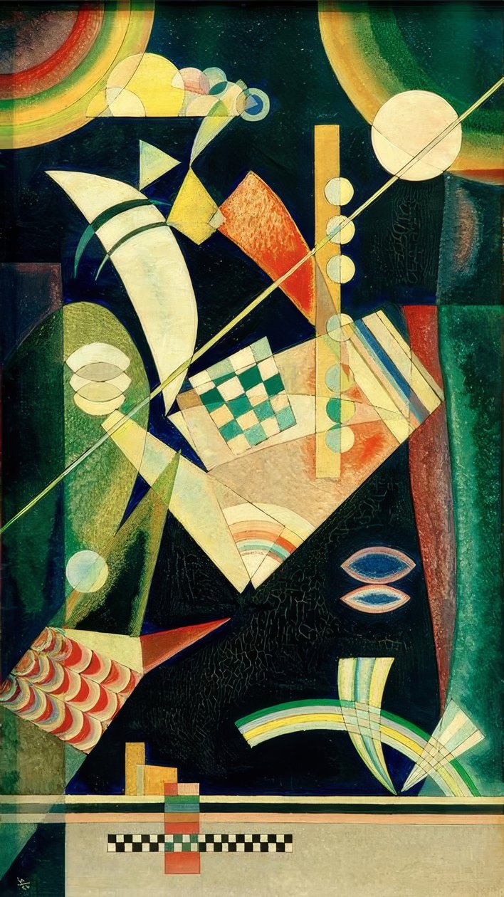 Ostra twardość autorstwa Wassily Kandinsky
