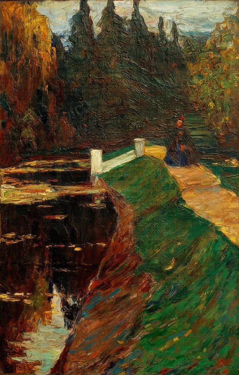 Zamek autorstwa Wassily Kandinsky