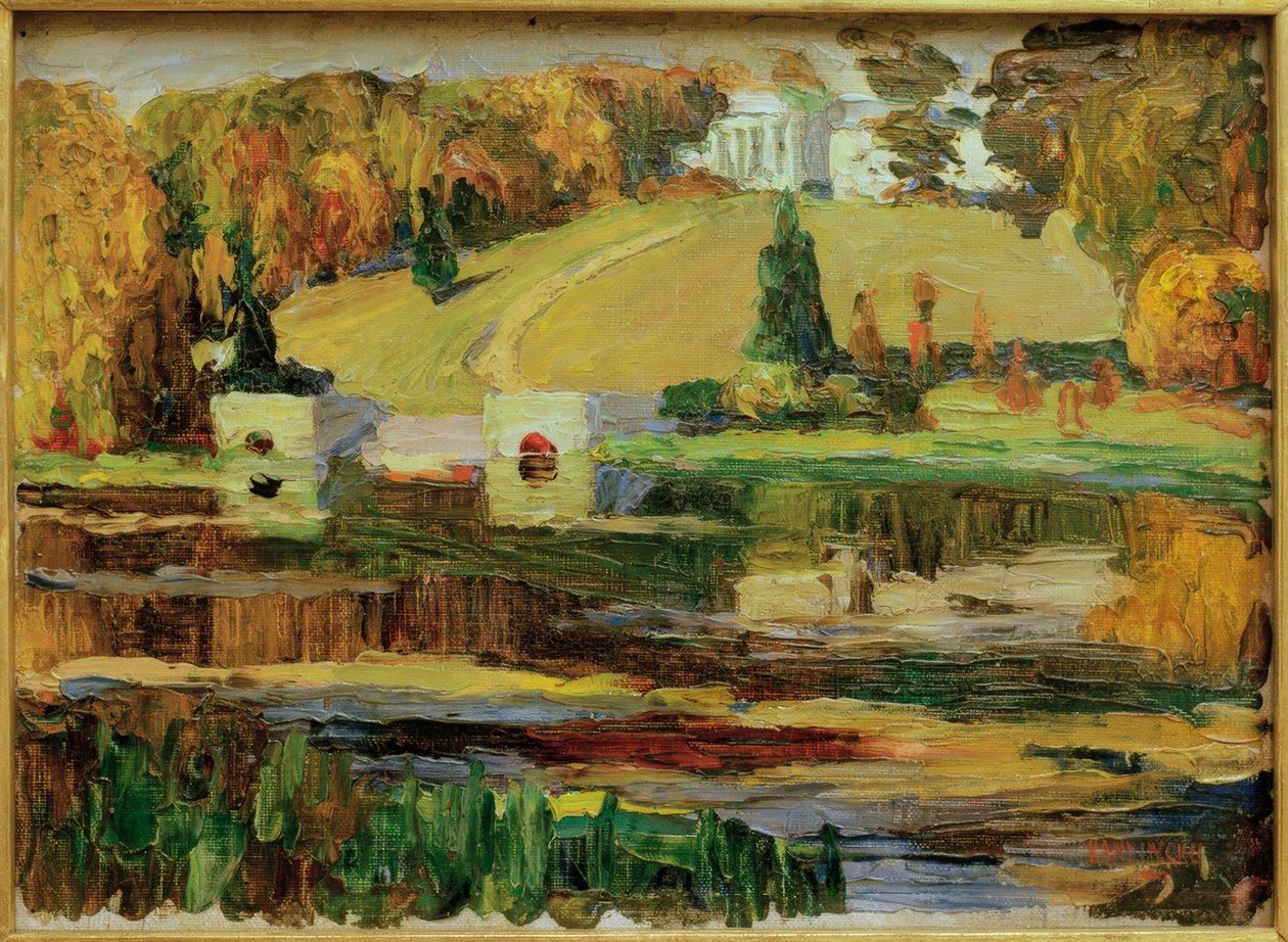 Szkic do Achtyrki - jesień autorstwa Wassily Kandinsky