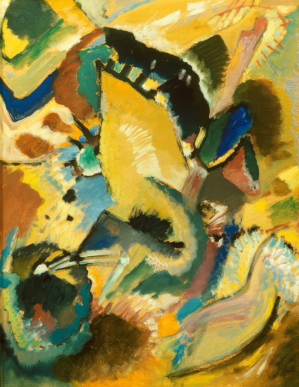 Studium do muralu dla Edwina R. Campbella nr 2 autorstwa Wassily Kandinsky