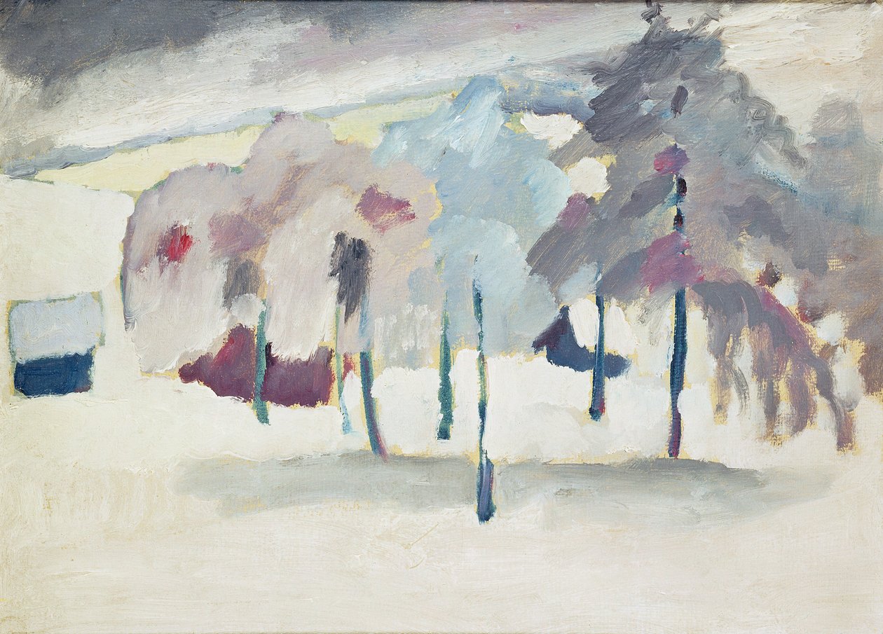 Studium Murnau V, ok. 1910 autorstwa Wassily Kandinsky