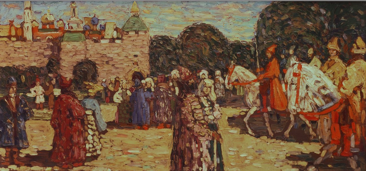 Niedziela, Stara Rosja, 1904 autorstwa Wassily Kandinsky