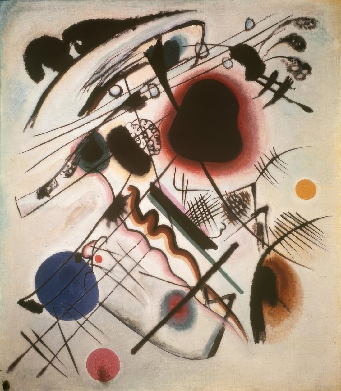 Czarny punkt autorstwa Wassily Kandinsky