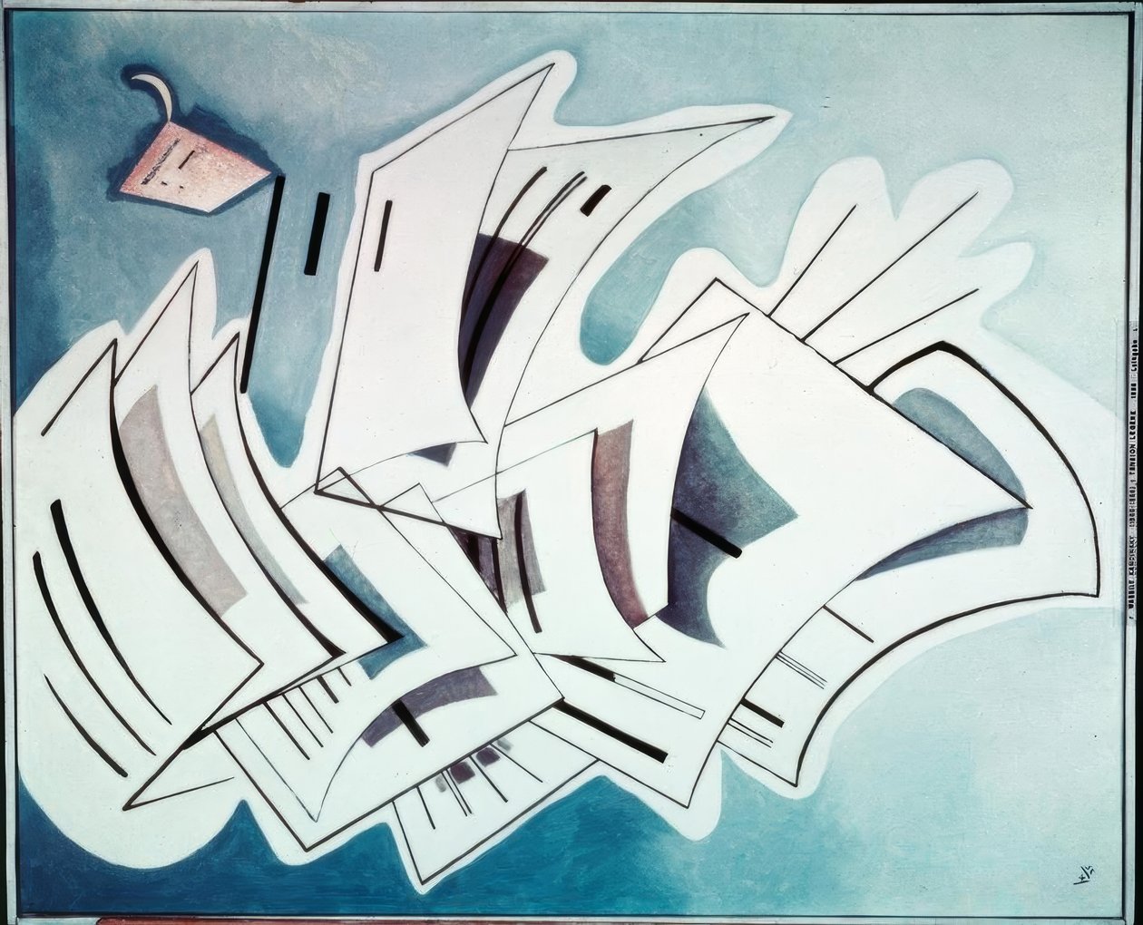 Lekkie napięcie autorstwa Wassily Kandinsky