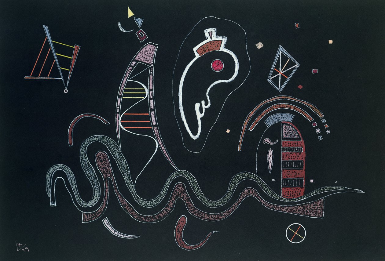 Entourage, 1939 autorstwa Wassily Kandinsky