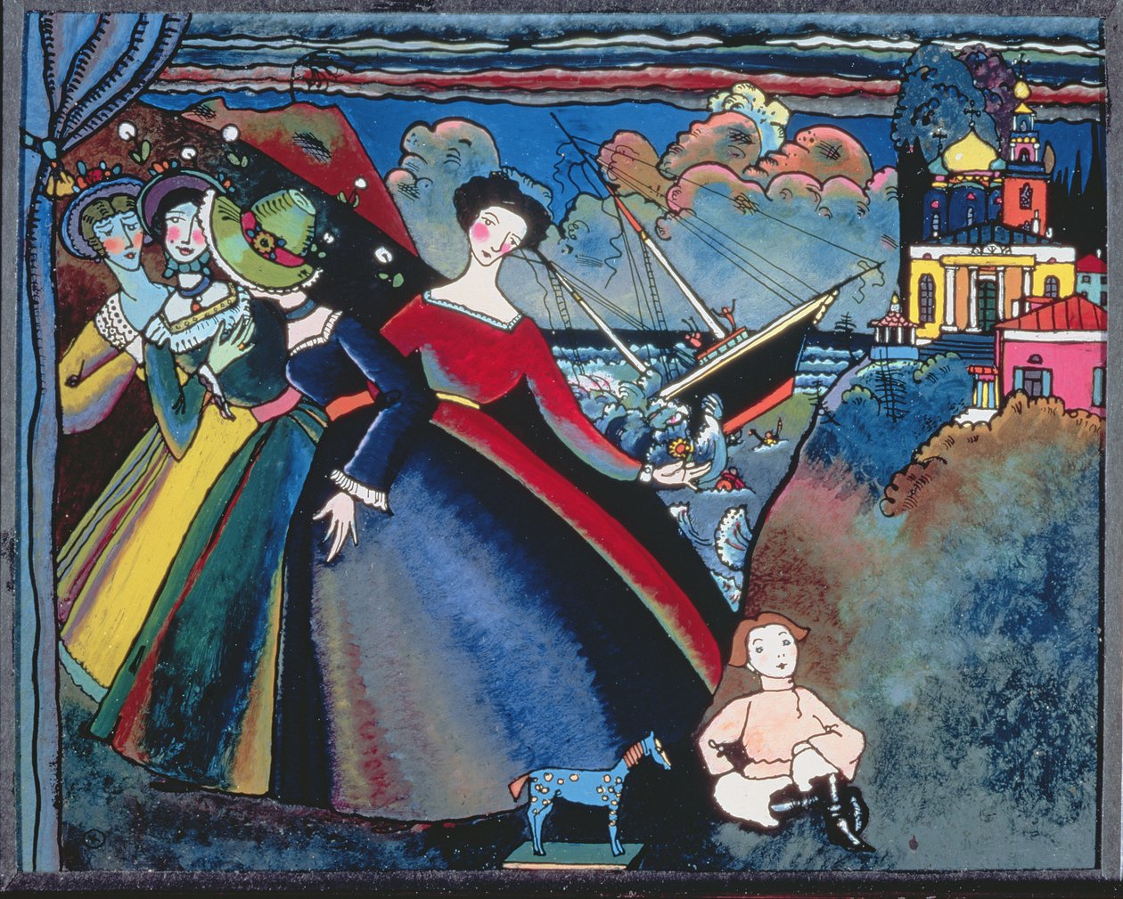 Statek autorstwa Wassily Kandinsky