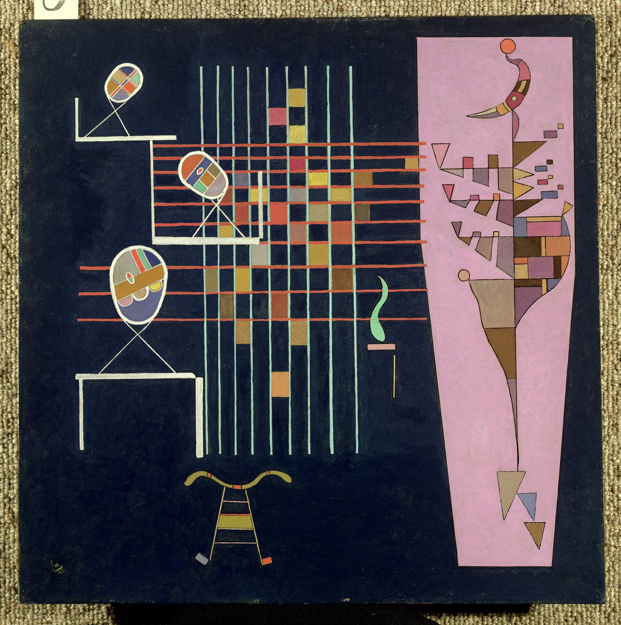 Trzy owale, 1942 autorstwa Wassily Kandinsky