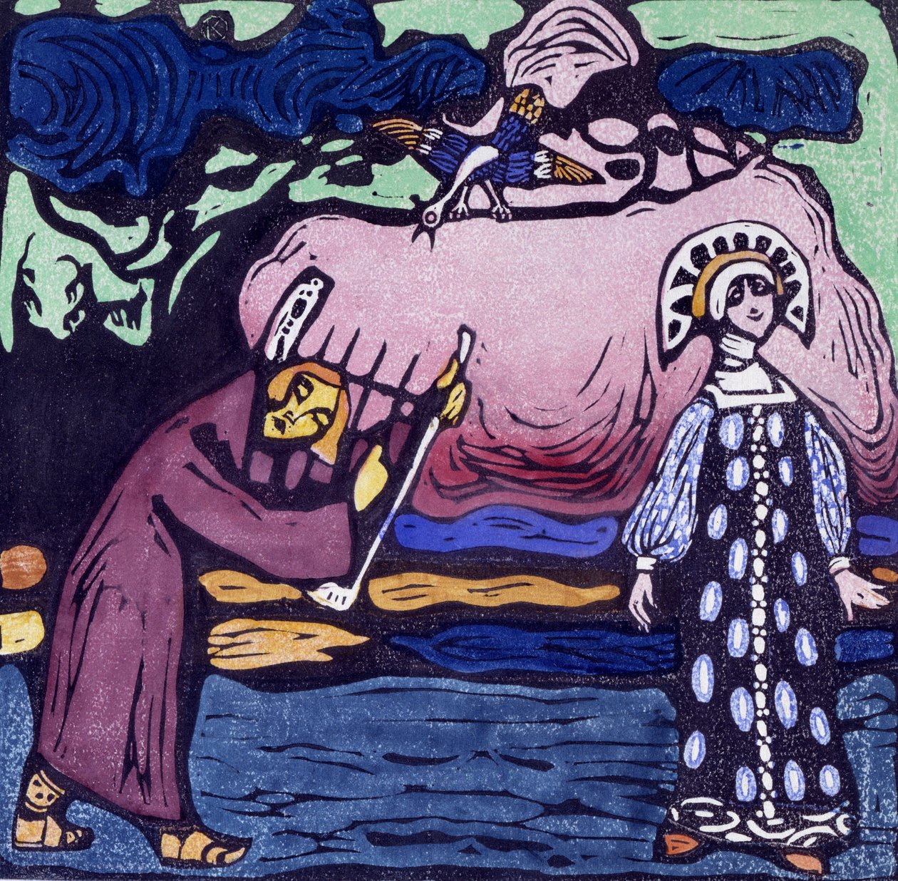 Nieznany obraz autorstwa Wassily Kandinsky