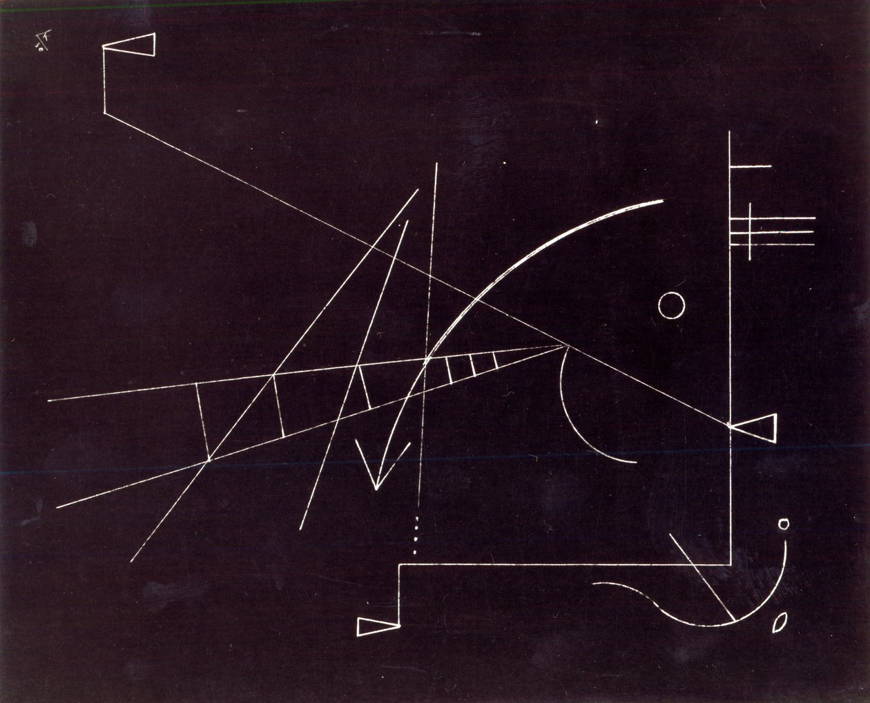 Bez tytułu, 1930 (pióro i atrament na papierze) autorstwa Wassily Kandinsky