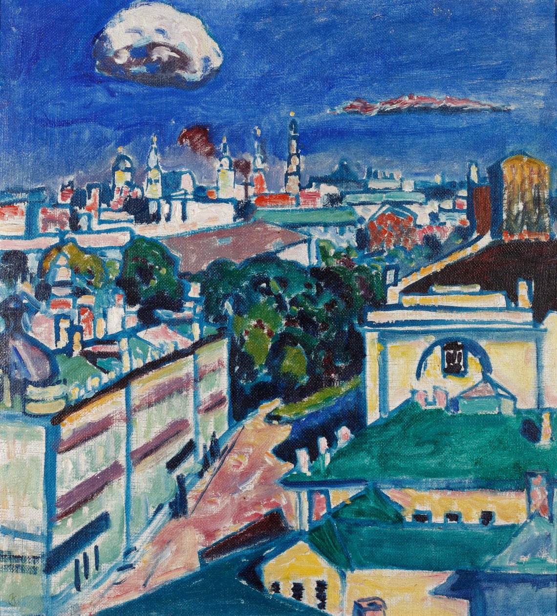 Widok Moskwy autorstwa Wassily Kandinsky