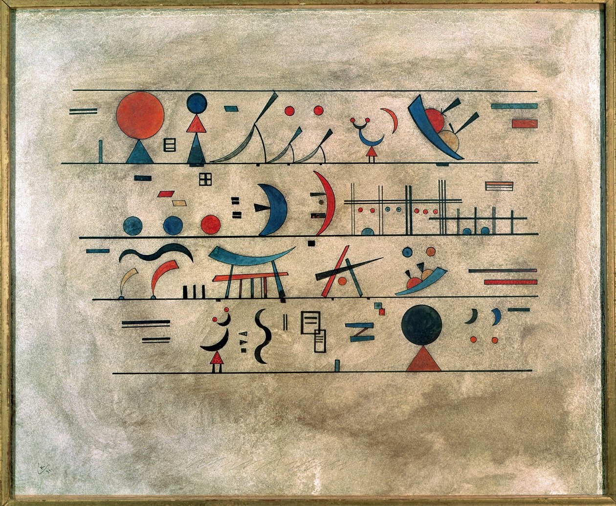 Seria znaków, 1931 autorstwa Wassily Kandinsky