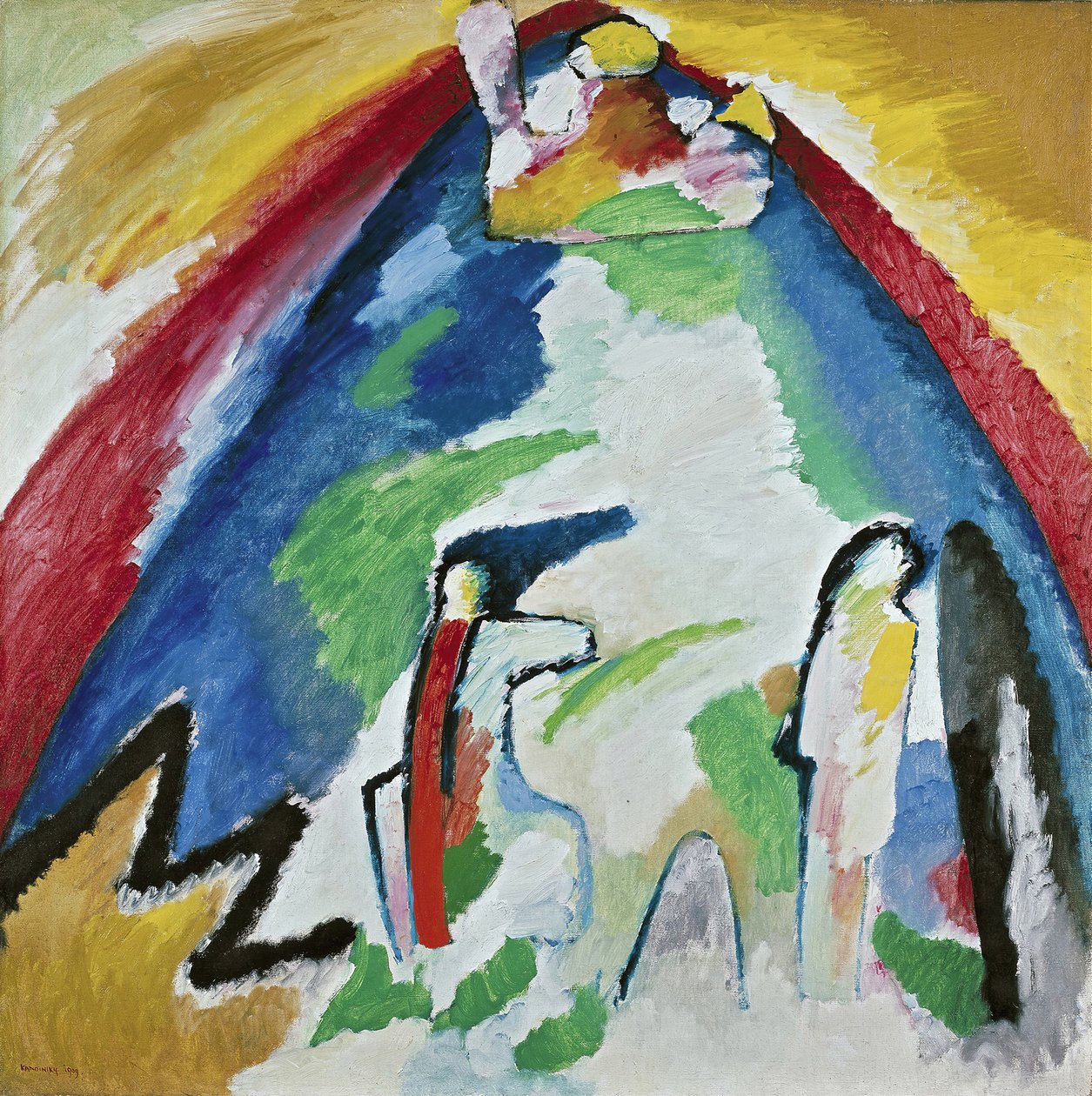 Góra, 1909. autorstwa Wassily Kandinsky