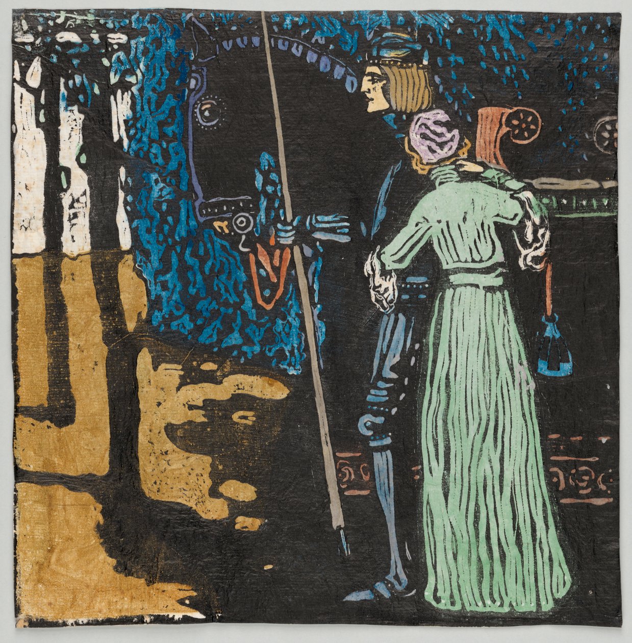 Pożegnanie (Drugi stan) autorstwa Wassily Kandinsky