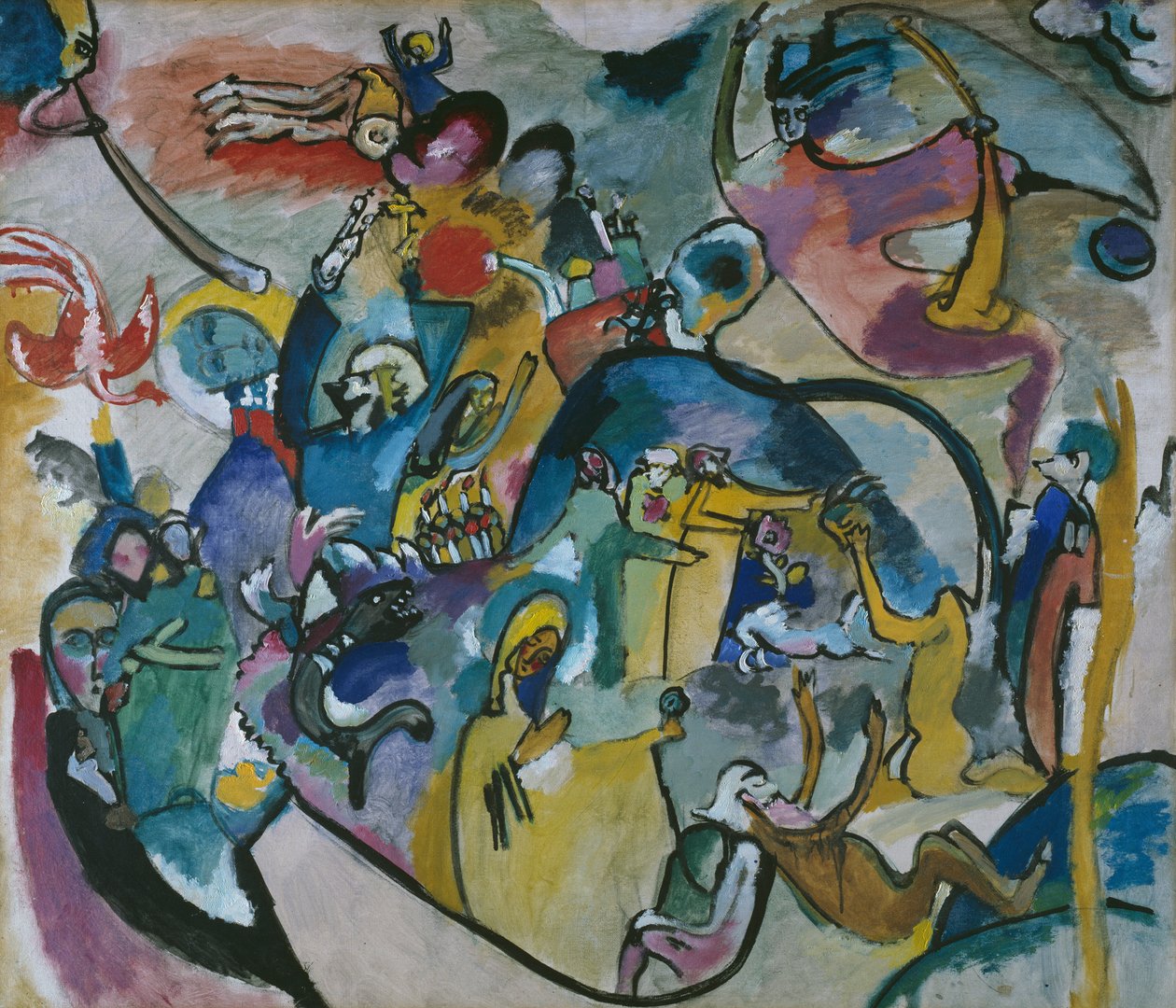 Wszystkich Świętych II autorstwa Wassily Kandinsky