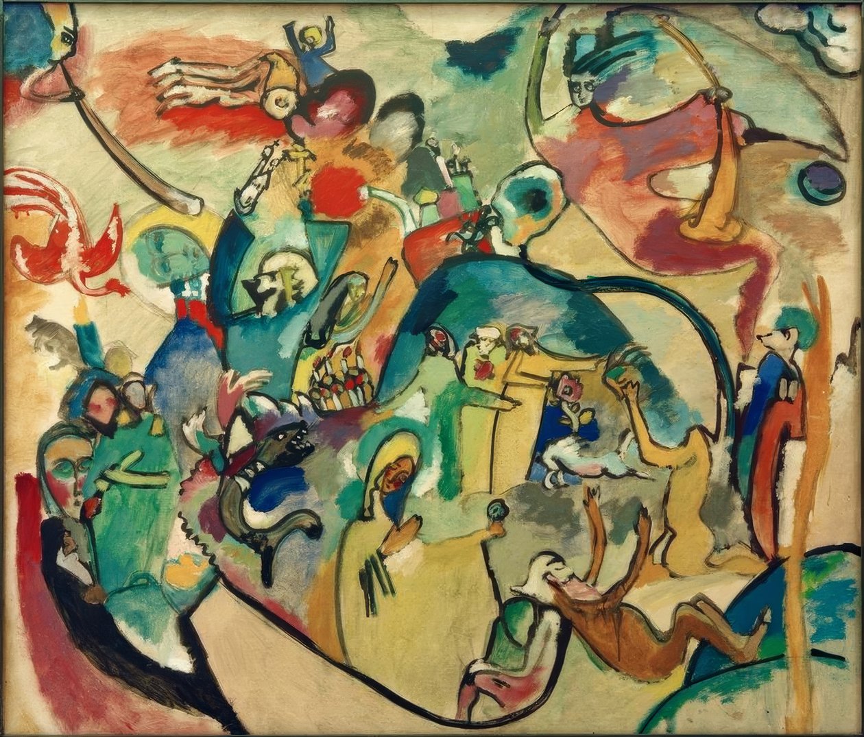 Dzień Wszystkich Świętych II autorstwa Wassily Kandinsky
