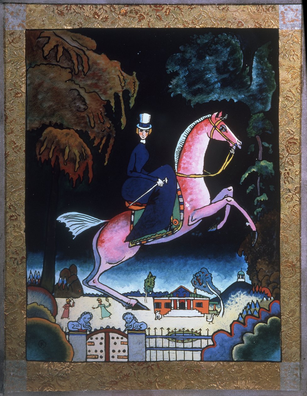 Amazonka (Amazonka). Oeuvre de Vassily Kandinsky (ou Wassily Kandinski ou Kandinskij autorstwa Wassily Kandinsky